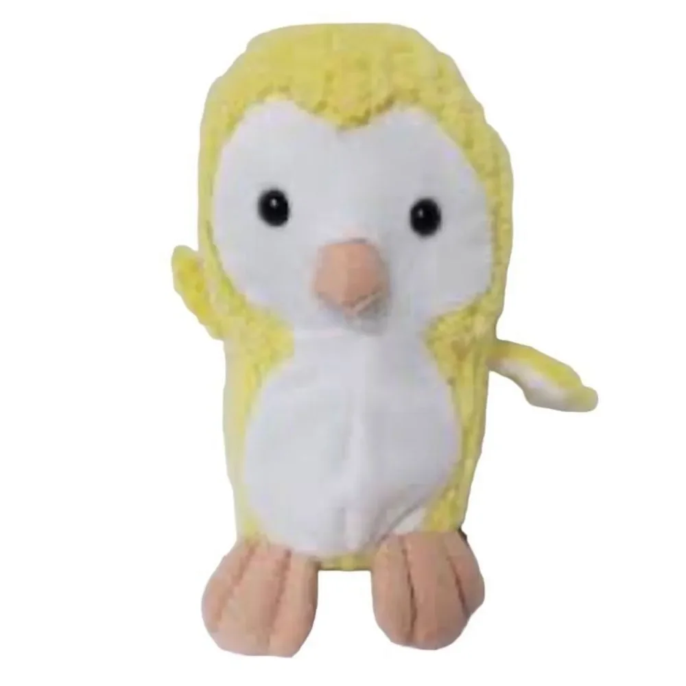 Babies “R” Us stuffed plush yellow bird/owl/penguin, rattle, plush ￼
